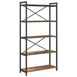 vidaXL Bogreol 80 x 30 x 155 cm Konstrueret tr&aelig; Gammelt tr&aelig;