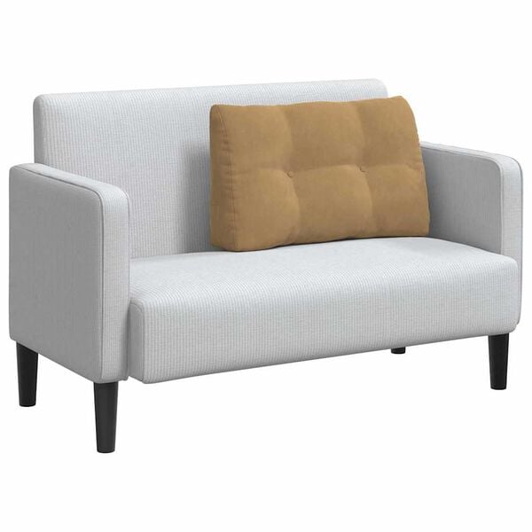 vidaXL Rygpude Brun 80 x 24 x 50 cm Fl&oslash;jl