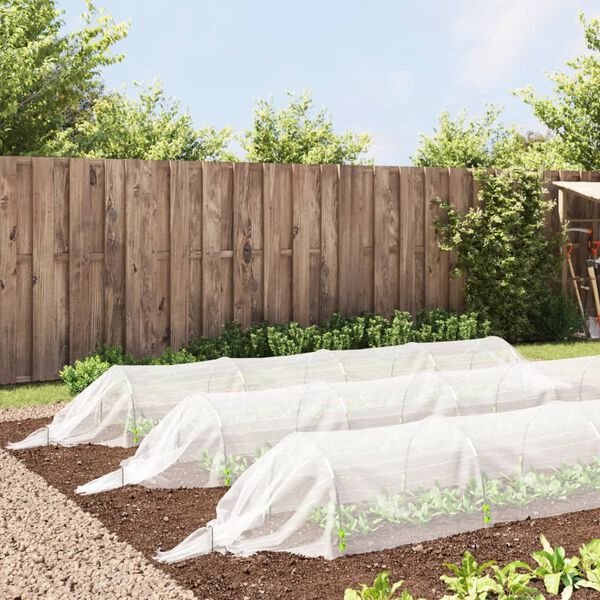 vidaXL væksttunneller 3 stk. 1,5x5 m glasfiber og PP