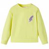 Sweatshirt til b&oslash;rn str. 140 gul