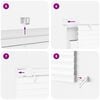 vidaXL Persienner Indstillelig Hvid 150 x 160 cm PVC
