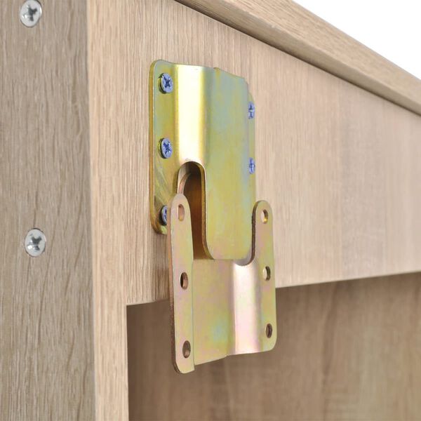 vidaXL badev&aelig;relsesm&oslash;bels&aelig;t med h&aring;ndvask 8 dele sort