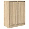 vidaXL sk&aelig;nk 57x34x76 cm konstrueret tr&aelig; r&oslash;get egetr&aelig;sfarve