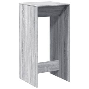 vidaXL barbord 51x50x103,5 cm konstrueret tr&aelig; gr&aring; sonoma-eg