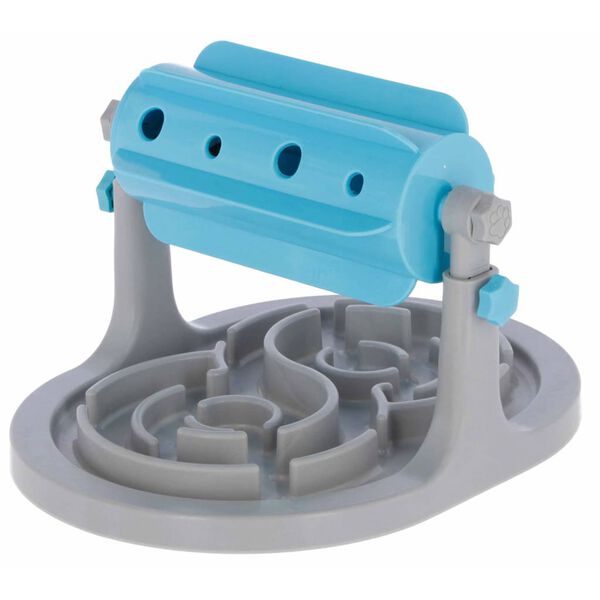 Kerbl aktivitetsrulle til hunde anti-choke bl&aring; og gr&aring;