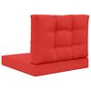 vidaXL Udend&oslash;rs Sofa Pude 2 pcs R&oslash;d Polyester