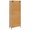vidaXL Highboard Artisan Egetr&aelig; 69,5 x 34 x 180 cm Konstrueret tr&aelig;
