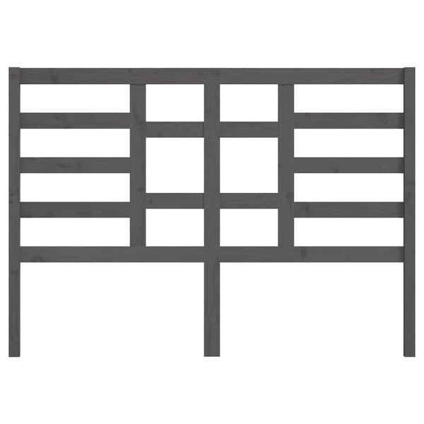 vidaXL sengeg&aelig;rde 141x4x104 cm massivt fyrretr&aelig; gr&aring;