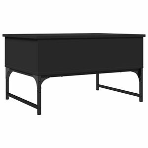 vidaXL sofabord 70x50x40 cm konstrueret tr&aelig; sort