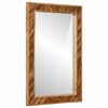 vidaXL Spejl Brun 70 x 50 x 3 cm Glas