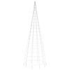 vidaXL LED-juletr&aelig; til flagstang 550 LED'er 300 cm varmt hvidt lys