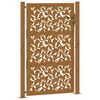 vidaXL havel&aring;ge 100x125 cm vejrbestandigt st&aring;lbladdesign