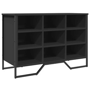 vidaXL skoreol 90x38x45,5 cm konstrueret tr&aelig; sort