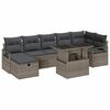 vidaXL Havesofa S&aelig;t 8 stk. polyrattan