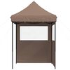 vidaXL Party Tent Brun 200 x 200 x 306 cm Oxford stof