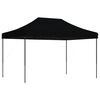 vidaXL Party Tent Sort 279 x 410 x 315 cm Oxford stof