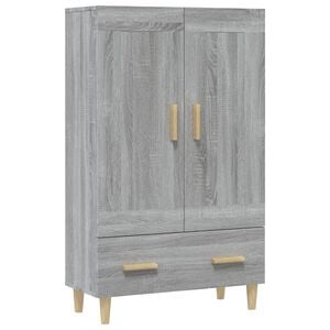 vidaXL skab 70x31x115 cm konstrueret tr&aelig; gr&aring; sonoma-eg