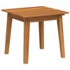 vidaXL Sidebord Brun 45 x 45 x 40 cm Massivt Akacietr&aelig;
