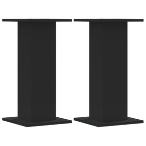 vidaXL plantestativer 2 stk. 30x30x60 cm konstrueret tr&aelig; sort
