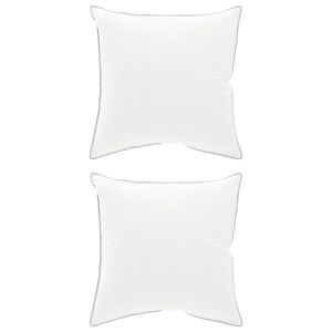vidaXL Hovedpude 2 stk. 80 x 80 cm Australsk Uld Hvid