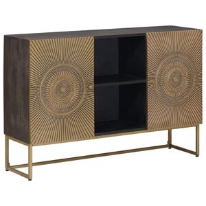 vidaXL Sideboard Messing 105 x 30 x 70 cm