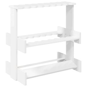 vidaXL Billardk&oslash; st&oslash;tter Konstrueret tr&aelig; 60 x 35 x 60 cm Gloss Hvid