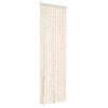 vidaXL flueforh&aelig;ng 56x185 cm chenille beige og hvid