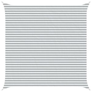 vidaXL Solskygge sejl Lys Gr&aring; og Hvid 5 x 5 m 100% polyester Oxford