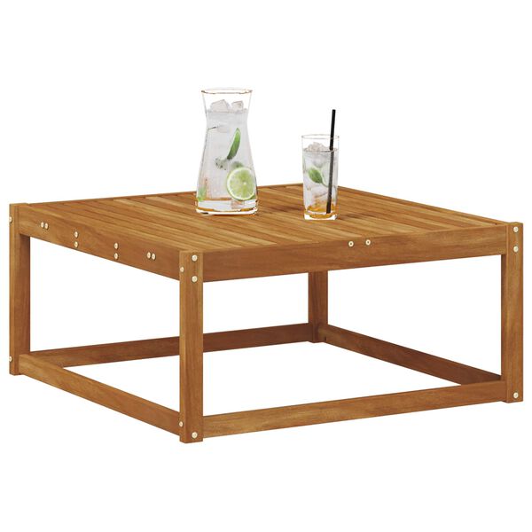 vidaXL Udend&oslash;rs puf Massivt Akacietr&aelig; Naturfarvet