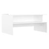 vidaXL sofabord 90x55x42,5 cm konstrueret tr&aelig; hvid h&oslash;jglans