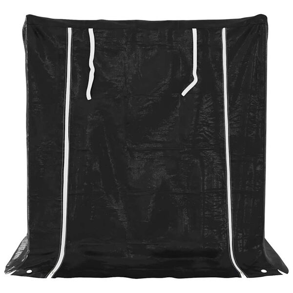 vidaXL br&aelig;ndestativ med regnslag 100,5x80,5x110,5 cm galvaniseret st&aring;l