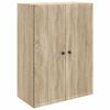 vidaXL V&aelig;gmonteret skab Sonoma-eg 66 x 34,5 x 90 cm Konstrueret tr&aelig;