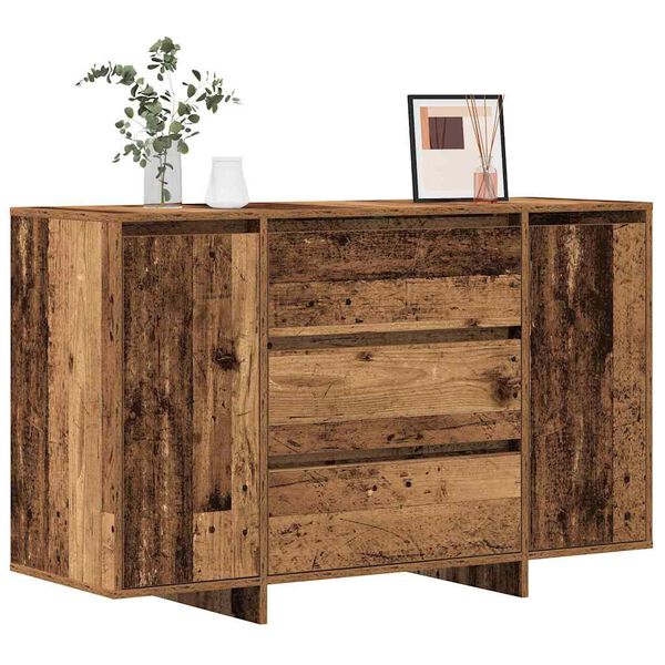 vidaXL Sideboard Gammelt tr&aelig; 120 x 41 x 75 cm Konstrueret tr&aelig;