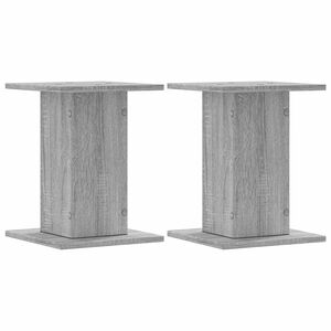 vidaXL h&oslash;jtalerstativer 2stk. 30x30x40cm konstrueret tr&aelig; gr&aring; sonoma-eg