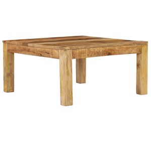 vidaXL sofabord massivt mangotr&aelig; 80 x 80 x 40 cm