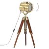 vidaXL gulvlampe med trefod 69 cm massivt mangotræ
