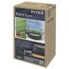 INTEX Spa D&aelig;kke M&oslash;rkegr&aring; 180 x 180 cm PVC og PU