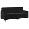 vidaXL Sofa med opbevaring Sort 192 x 78 x 87 cm Polyester