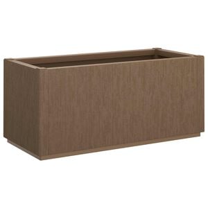 vidaXL Haveblomsterkasse Brun 80 x 36 x 35 cm PP