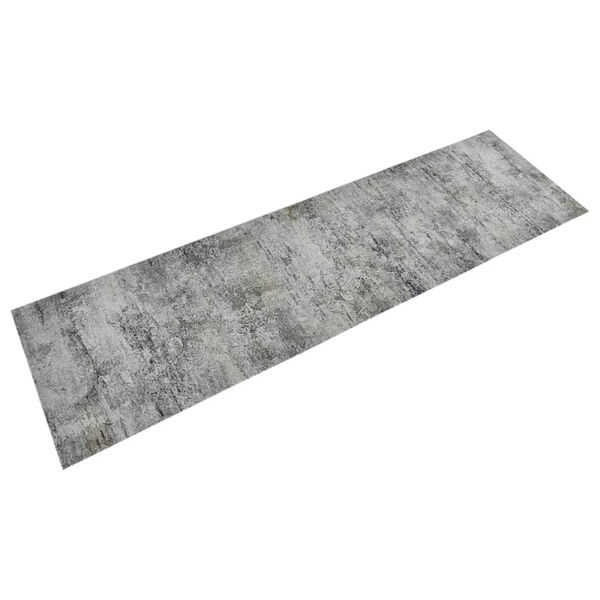 vidaXL køkkentæppe 45x150 cm betondesign vaskbart velour
