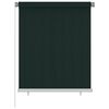 vidaXL udend&oslash;rs rullegardin 125 (B) x 140 (H) cm HDPE m&oslash;rkegr&oslash;n