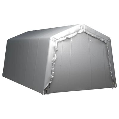 vidaXL opbevaringstelt 300x600 cm stål grå