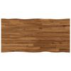vidaXL Live Edge Bordplade 110 x 60 x 3,2 cm Rektangul&aelig;r