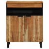 vidaXL Sideboard Naturfarvet 60 x 33,5 x 75 cm Massivt Akacietr&aelig;
