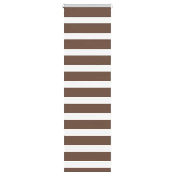 vidaXL zebragardin brun 45x100 cm stofbredde 40,9 cm polyester