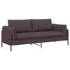 vidaXL 3-personers sofa M&oslash;rk Brun 222 x 81 x 89 cm Stof