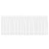 vidaXL Lace Gardin Hvid 80 x 400 cm Polyester