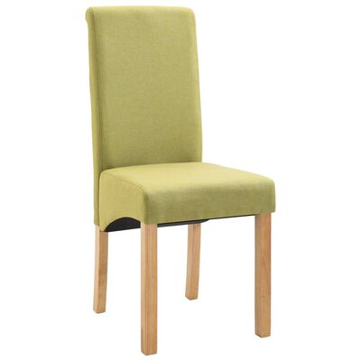 vidaXL spisebordsstole 4 stk. stof grøn