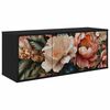 vidaXL V&aelig;gh&aelig;ngt TV Skab BORNE 102 x 33 x 40 cm Sort eg Konstrueret tr&aelig;