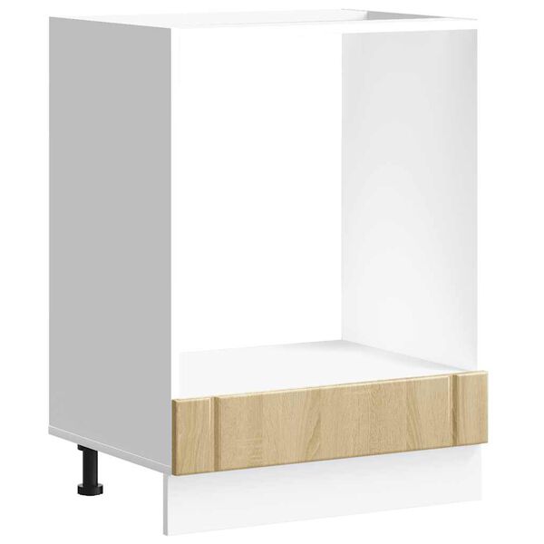 vidaXL ovnskab Lucca konstrueret tr&aelig; sonoma-eg